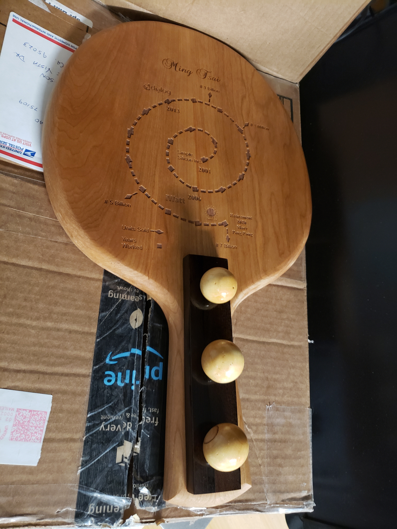Retirement Ping Pong Trophy